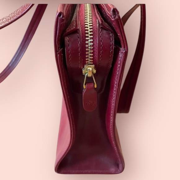 NWOT Monsac Red Leather Bag - Picture 5 of 5